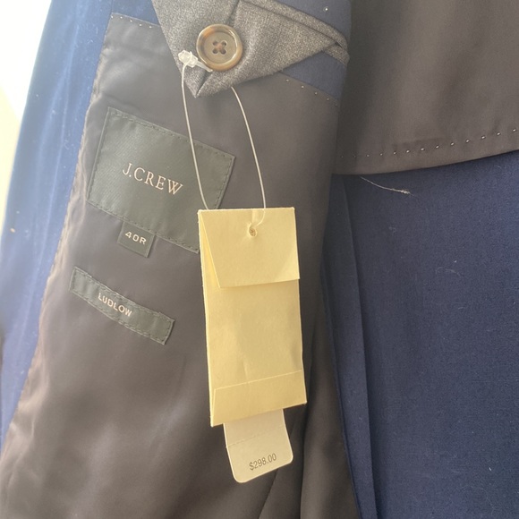 NWT J.Crew Classic Blazer, navy blue - Picture 3 of 4